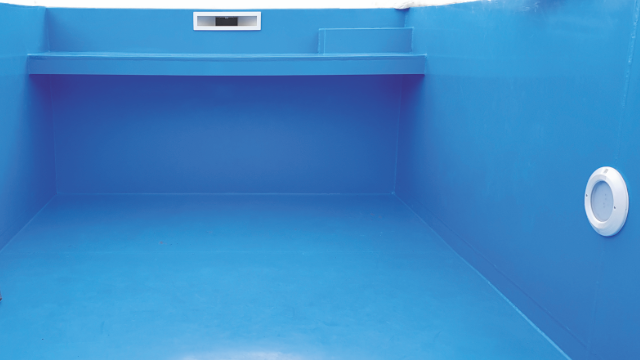 Poolbau in HDPE
